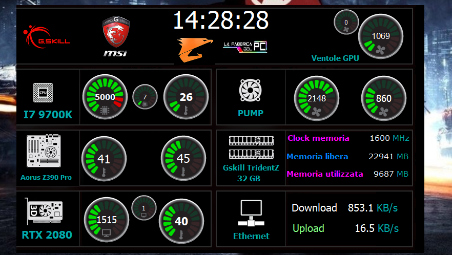 Share your SensorPanel Page 24 Hardware monitoring 