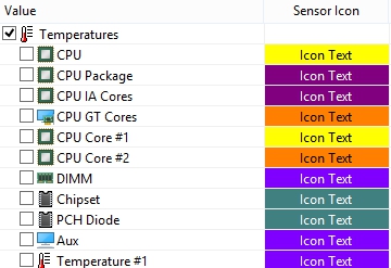 Sensor Icons Temperatures - General Discussion - AIDA64 Discussion Forum